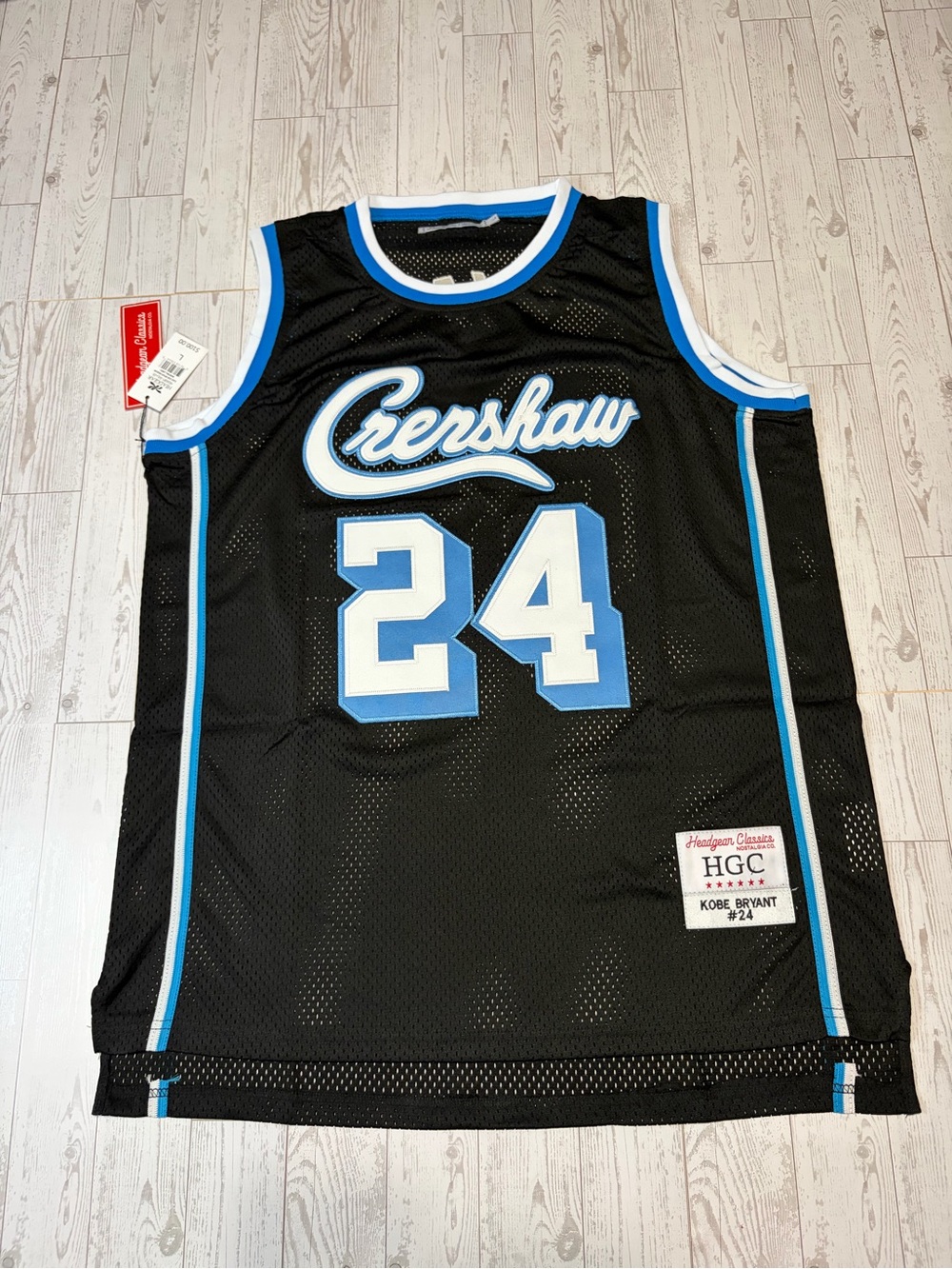 SIZE LARGE HEADGEAR CLASSICS Crenshaw #24 Kobe Bryant Basketball Jersey